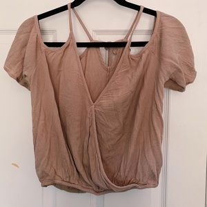 Off the Shoulder Mauve Top